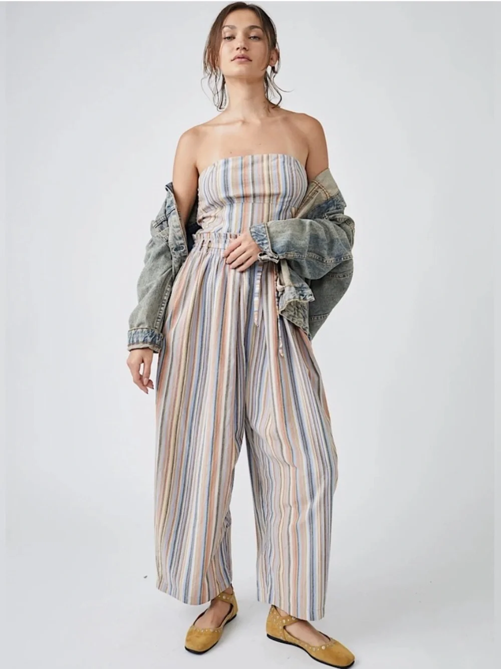NEW Free People Roaming Shores One-Piece Size L